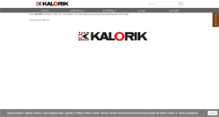 Desktop Screenshot of kalorik.eu