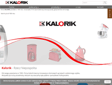 Tablet Screenshot of kalorik.eu